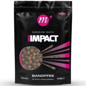 Boilies MAINLINE High Impact, Banoffee, 15mm, 1kg