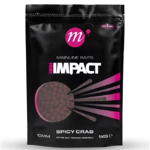Boilies MAINLINE High Impact, Spicy Crab, 10mm, 1kg