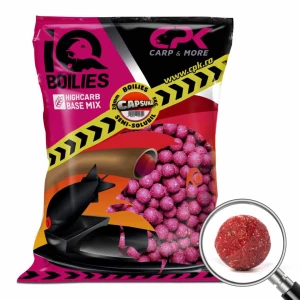 Boilies Semi Solubil CPK IQ, Capsuna, 24mm, 3kg