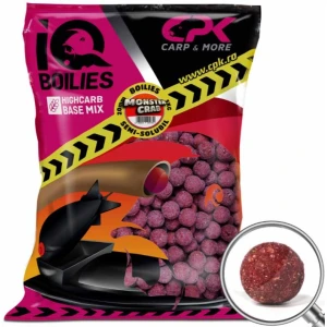 Boilies Semi Solubil CPK IQ, Monster Carb, 20mm, 3kg