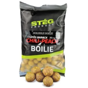 Boilies Solubil STEG Boilie, Chilli Peach, 24mm, 1kg