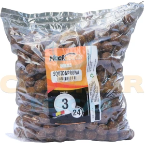Boilies Tare Birdfood Hook Baits, Squid & Pruna, 24mm, 3kg