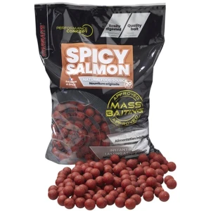 Boilies Tare STARBAITS Mass Baiting, Spicy Salmon, 14mm, 3kg