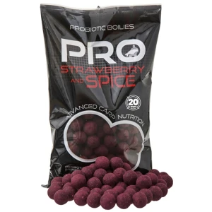 Boilies Tare STARBAITS Probiotic, Strawberry Spice, 30mm, 800g