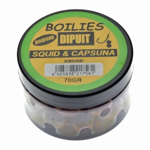 Boilies Claumar Birdfood De Carlig Dipuit Squid & Capsuna 70gr