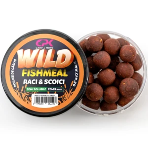 Boilies De Carlig Semisolubil CPK Wild Carp Raci & Scoici, 20-24mm, 170g