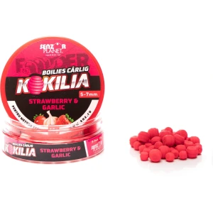 Boilies SENZOR Kokilia Method Feeder, Strawberry Garlic, 5-7mm, 30g