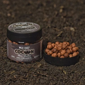 Boilies WLC Cocoon Mini Boilies Semi Solubil, No.1 Fishmeal, 6mm, 40g