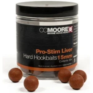 Boilies CC Moore Pro Stim Hard Hookbaits, Liver, 15mm Boilies CC Moore Pro Stim Hard Hookbaits, Liver, 15mm