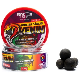 Boilies Carlig SENZOR Venin, Frankfurter, 20-24mm, 200g Boilies Carlig SENZOR Venin, Frankfurter, 20-24mm, 200g