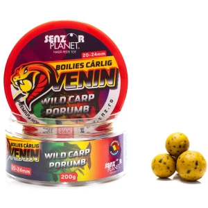 Boilies Carlig SENZOR Venin, Wild Carp Proumb, 20-24mm, 200g