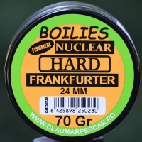 Boilies Claumar Fishmeal Nuclear Hard Frankfurter 24mm 70gr 