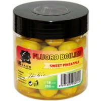 Boilies Lk Baits Fluoro Tare, Sweet Corn, Galben, 18mm, 250ml