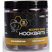 Boilies Nash Hard Hookbaits, Scopex Squid, 15mm, 125g