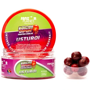 Boilies Senzor Dipuit pentru Carlig, Usturoi, 16-18mm, 200g