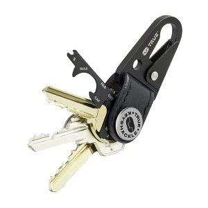 Breloc TRUE Utility KEYSHACKLE, Piele, Maro, TU921