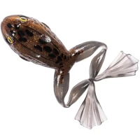 Broasca LIVE TARGET Freestyle Frog Unrigged, Brown / Black, 7.5cm, 2buc/pac Broasca LIVE TARGET Freestyle Frog Unrigged, Brown / Black, 7.5cm, 2buc/pac