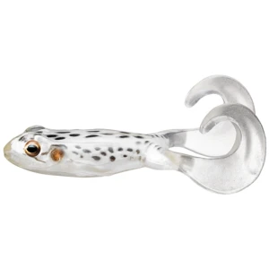 Broasca Live Target Freestyle Frog, Albino / White, 9cm, 2buc/pac