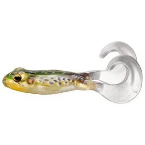 Broasca Live Target Freestyle Frog, Emerald / Brown, 9cm, 2buc/pac