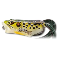 Broasca Live Target Hollow Body Frog Popper, Emerald / Brown, 6.5cm, 14g Broasca Live Target Hollow Body Frog Popper, Emerald / Brown, 6.5cm, 14g