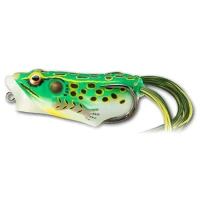Broasca Live Target Hollow Body Frog Popper, Green / Yellow, 5.5cm, 11g Broasca Live Target Hollow Body Frog Popper, Green / Yellow, 5.5cm, 11g
