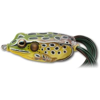 Broasca Live Target Hollow Body Frog Walking Bait, Emerald / Brown, 4.5cm, 7g Broasca Live Target Hollow Body Frog Walking Bait, Emerald / Brown, 4.5cm, 7g