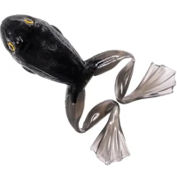 Creatura LIVE TARGET Freestyle Frog Unrigged, Black / Black, 7.5cm, 1buc/pac