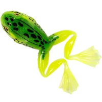 Creatura Live Target Freestyle Frog Unrigged, Chart / Green, 6cm, 3buc/pac