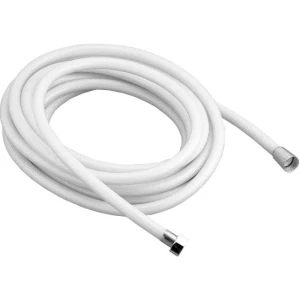 Furtun pentru Dus TREM 4m, Racord 1/2", Alb