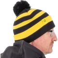 Caciula Black Cat Bobble Hat, Black-Yellow Caciula Black Cat Bobble Hat, Black-Yellow