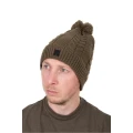 Caciula FOX Khaki Knitted Bobble Hat, Marime Universala Caciula FOX Khaki Knitted Bobble Hat, Marime Universala