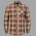 Camasa Blaser Charles Brown / Blue Marime XXL Camasa Blaser Charles Brown / Blue Marime XXL