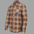 Camasa Blaser Charles Brown / Blue Marime XXL Camasa Blaser Charles Brown / Blue Marime XXL