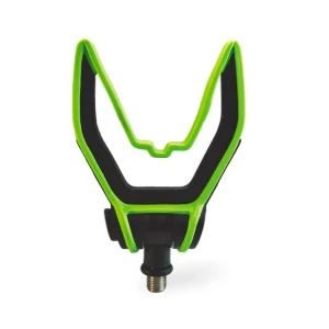 Suport Fata ZFISH Flexifit Front Rod Rest, 110x80mm, Negru/Verde Fluo