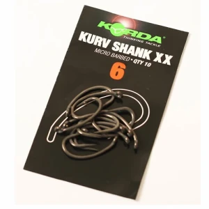 Carlige KORDA KURV SHANK XX NR.8 10BUC/PLIC   Carlige KORDA KURV SHANK XX NR.8 10BUC/PLIC