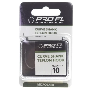 CARLIGE PRO FL CURVE SHANK 10BUC TEFLONATE NR 2 CARLIGE PRO FL CURVE SHANK 10BUC TEFLONATE NR 2
