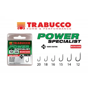 CARLIGE TRABUCCO POWER SPECIALIST MICRO BARB 15buc/plic Nr.16 CARLIGE TRABUCCO POWER SPECIALIST MICRO BARB 15buc/plic Nr.16