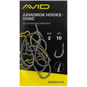 Carlige AVID Armorok Hooks Wide Gape Barbless, Nr.2, 10buc/pac