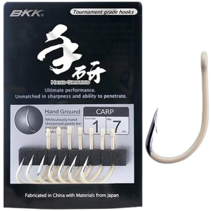 Carlige BKK Carp Hook Hand Ground Nr.6, 8buc/pac