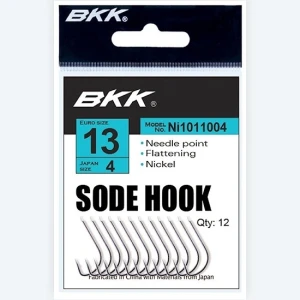 Carlige BKK Sode Diamond Black Nickel Nr.12 12buc/plic