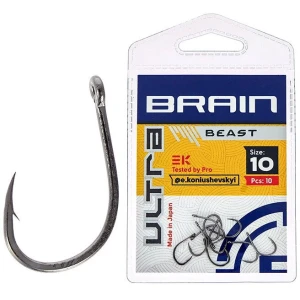 Carlige BRAIN Ultra Beast Hooks, Nr.10, 10buc/pac Carlige BRAIN Ultra Beast Hooks, Nr.10, 10buc/pac
