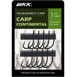 Carlige Bkk Carp Continental, Nr.10, 10buc/pac Carlige Bkk Carp Continental, Nr.10, 10buc/pac