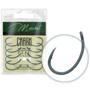 Carlige CARP ZOOM Marshal Crank Hook, Nr.8, 10buc/pac