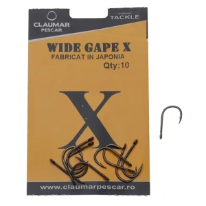Carlige CLAUMAR Wide Gape X Nr.8, 10buc/pac Carlige CLAUMAR Wide Gape X Nr.8, 10buc/pac