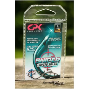 Carlige CPK Sniper Curved Shank Nr.2, 10buc/plic Carlige CPK Sniper Curved Shank Nr.2, 10buc/plic