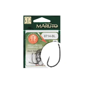 Carlige Crap Maruto Barbless Fara Spin 8714BL BN nr.12 10buc