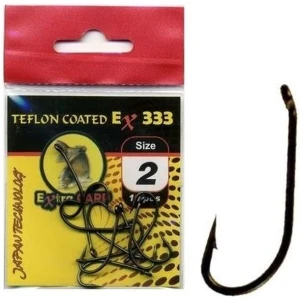 Carlige Extra Carp Teflon Hooks Series EX333, Nr.4, 10buc/pac