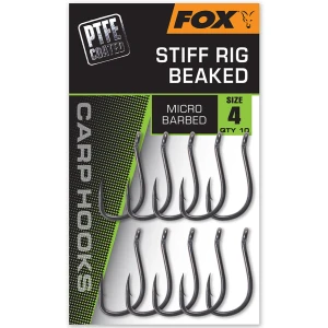 Carlige FOX Stiff Rig Beak, Size 6, 10 buc/pac