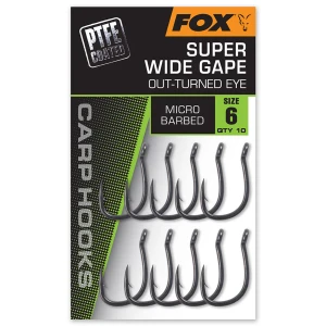 Carlige FOX Super Wide Gape (Outturned Eye), Size 5, 10 buc/pac