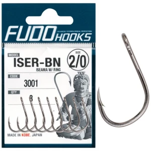 Carlige FUDO Iseama W Ring ISER-BN Nr.3, 12buc/pac